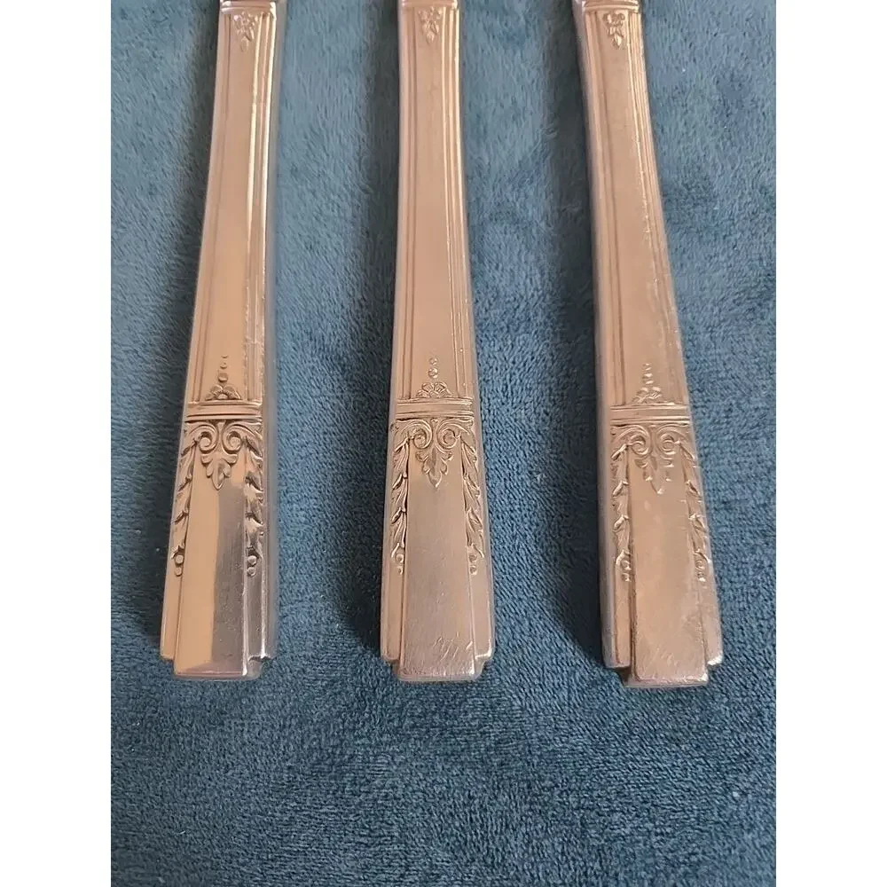 3 Wm A Rogers LADY DRAKE Silverplate Oneida Community Silverware CHOICE Flatware
